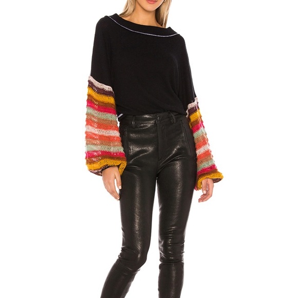 SOLD!! NWT Free People Balloon Sleeve Knit Sweater - Picture 7 of 7